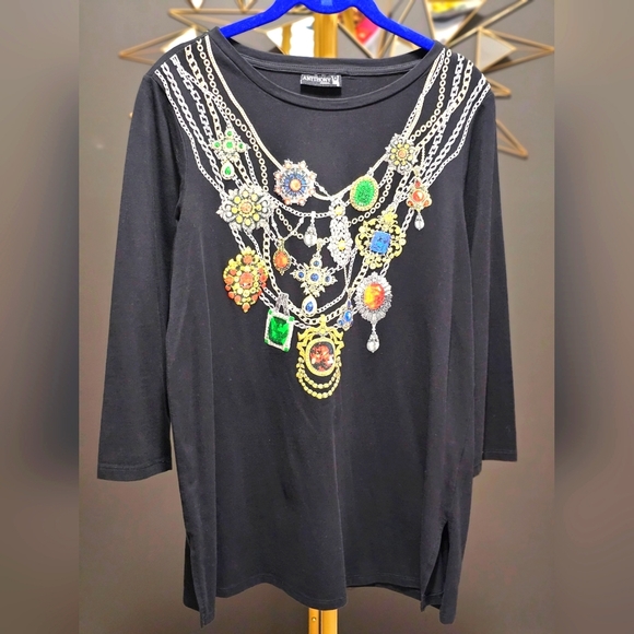 Antthony Tops - Antthony Chain Print Top